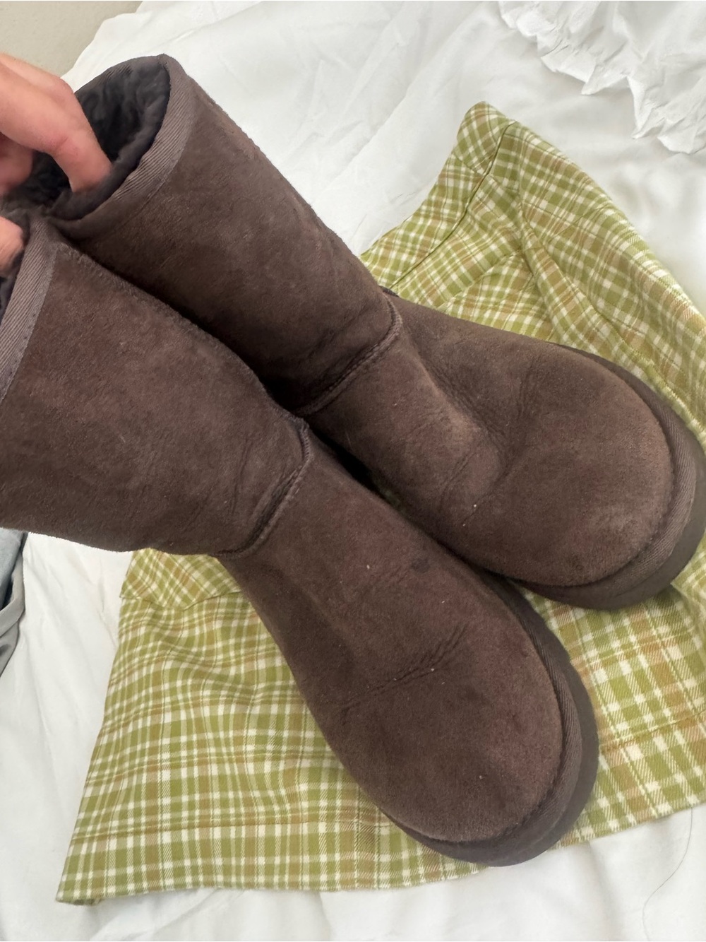 Authentic UGG Australian classic tall boots in chocolate brown